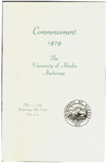 University of Alaska Anchorage Commencement Program May 1979 by N/A N/A