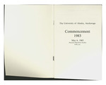 University of Alaska Anchorage Commencement Program May 1983 by N/A N/A