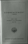 University of Alaska Anchorage Commencement Program May 1988 by N/A N/A