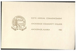 Anchorage Community College Commencement Program. May 1961 by N/A N/A