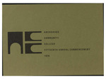 Anchorage Community College Commencement Program. May 1970 by N/A N/A