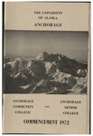 Anchorage Community College Commencement Program. May 1972 by N/A N/A
