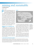Mining and Sustainable Communities: A Case Study of the Red Dog Mine by Bob Loeffler