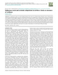 Indigenous social and economic adaptations in northern Alaska as measures of resilience by Stephanie Martin