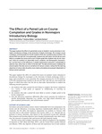 The Effect of a Paired Lab on Course Completion and Grades in Nonmajors Introductory Biology by Dayna Jean DeFeo, Andrew Bibler, and Sarah Gerken