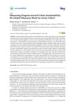Measuring Progress toward Urban Sustainability: Do Global Measures Work for Arctic Cities? by Matthew Berman and Robert W. Orttung