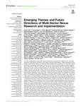 Emerging Themes and Future Directions of Multi-Sector Nexus Research and Implementation by Jennifer Schmidt