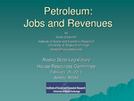 Petroleum: Jobs and Revenues by Oliver Scott Goldsmith