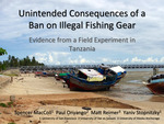Unintended Consequences of a Ban on Illegal Fishing Gear: Evidence from a Field Experiment in Tanzania by Spencer MacColl, Paul Onyango, Yaniv Stopnitzky, and Matthew Reimer