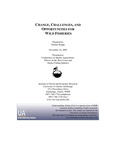 Change, Challenges, and Opportunities for Wild Fisheries by Gunnar Knapp