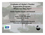 Graduates of Alaska's Teacher Preparation Programs-Where Are They Now? by Alexandra Hill