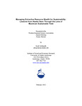 Managing Extractive Resource Wealth for Sustainability: Lessons from Alaska Seen Through the Lens of Maximum Sustainable Yield by Oliver Scott Goldsmith