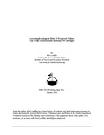 Assessing Ecological Risk of Proposed Mines: Can Valid Assessments be Done Pre-Design? by Bob Loeffler