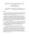 Digital Diversity: Broadband and Indigenous Populations in Alaska by Heather E. Hudson