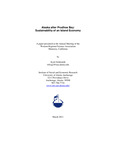 Alaska after Prudhoe Bay: Sustainability of an Island Economy by Oliver Scott Goldsmith