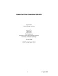 Alaska Fuel Price Projections 2008 - 2030 by Steve Colt, Ben Saylor, and Nick Szymoniak