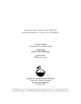 Trends in Age, Gender, and Ethnicity Among Children in Foster Care in Alaska by Diwakar Vadapalli, Virgene Hanna, and Jessica Passini