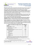 Maximum Sustainable Yield: FY 2016 Update and Model by Oliver Scott Goldsmith