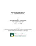 Short-Run Economic Impacts of Alaska Fiscal Options by Gunnar Knapp, Matthew Berman, and Mouhcine Guettabi