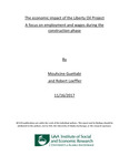 The economic impact of the Liberty Oil Project A focus on employment and wages during the construction phase by Bob Loeffler and Mouhcine Guettabi