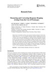 Measuring and Correcting Response Heaping Arising From the Use of Prototypes by Jennifer Schmidt, Jay Beaman, Jerry Vaske, and Tzung-Cheng Huan