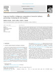 Long-term benefits to Indigenous communities of extractive industry partnerships: Evaluating the Red Dog Mine by Matthew Berman, Bob Loeffler, and Jennifer Schmidt