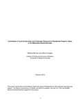 Contribution of Land Conservation and Freshwater Resources to Residential Property Values in the Matanuska-Susitna Borough by Jeffrey Armagost and Matthew Berman