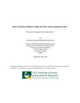 How do oil prices influence Alaska and other energy-dependent states? by Mouhcine Guettabi