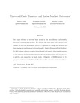 Universal Cash Transfers and Labor Market Outcomes by Andrew Bibler, Mouhcine Guettabi, and Matthew Reimer