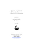 Economic Impact of the 2001 Special Olympics World Winter Games Alaska by Scott Goldsmith