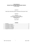 Cost Analysis of Selected Flush Haul Water and Wastewater Systems in Rural Alaska by Steve Colt
