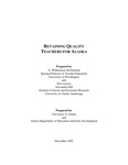 Retaining Quality Teachers for Alaska by Alexandra Hill, Eric Larson, and Williamson McDiarmid