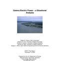 Galena Electric Power - a Situational Analysis by Robert E. Chaney, Steve Colt, Ronald A. Johnson, Richard W. Wies, and Gregory J. White
