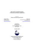 The Extent of Homelessness in the Kenai Peninsula Borough by Meghan Wilson and Marie Lowe