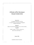 A Study of Five Southeast Alaska Communities by Steve Colt, Lee Gorsuch, Charles Smythe, and Bart K. Garber