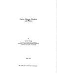 Alaska Salmon Markets and Prices by Gunnar Knapp
