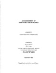 An Assessment of Safety Belt Use In Alaska - 1992 by Jack Kruse and Virgene Hanna