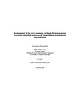 Assessment of Rural Character of the Kenai Peninsula by Jack Kruse and Virgene Hanna