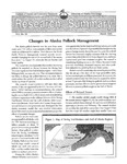 Changes in Alaska Pollock Management by Terrence Smith, Gunnar Knapp, and Matthew Berman