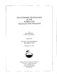 Economic Significance of Power Cost Equalization Program - Full Report and Summary by Scott Goldsmith