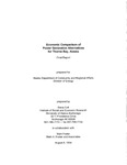 Economic Comparison of Power Generation Alternatives for Thorne Bay, Alaska by Steve Colt and Mark Foster