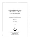 Potential Supplies and Costs of Waste Wood and Paper in Southcentral Alaska by Eric Larson and Patricia DeRoche