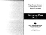 When Values Conflict: Political Accommodation of Alaska Native Subsistence by Marybeth Holleman and Thomas Morehouse