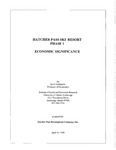 Hatcher Pass Ski Resort, Phase 1: Economic Significance by Scott Goldsmith