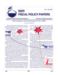 Safe Landing: A Fiscal Strategy for the 1990s by Scott Goldsmith