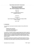 Rural Alaska Hydroelectric Assessment: Stage 2 Economic Evaluation of Hydroelectric Projects in Atka, Hoonah, Old Harbor, and Unalaska by Steve Colt