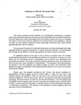Testimony on SJR 38 "The Cremo Plan" by Scott Goldsmith