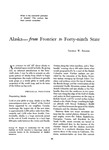 Alaska - From Frontier to Forty-ninth State by George W. Rogers