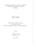 The market for Insulation in Alaska and Feasibility of Regional Manufacture by Robert C. Haring and Beasley Charles