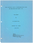 Human Geographical Studies in Northwestern Arctic Alaska The Upper Kobuk RIver Project, 1965 Final Report by Don C. Foote
